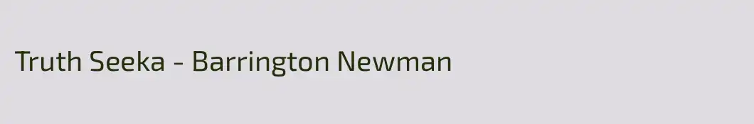 Truth Seeka - Barrington Newman